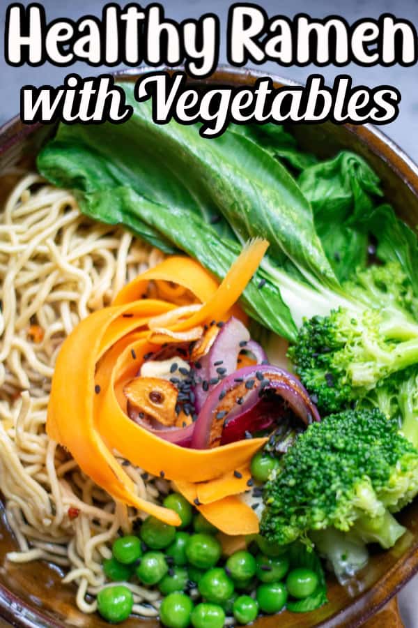 Healthy Ramen with Vegetables Pin