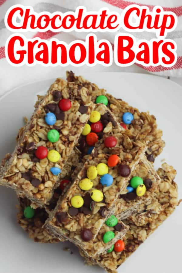 Chocolate Chip Granola Bars Pin