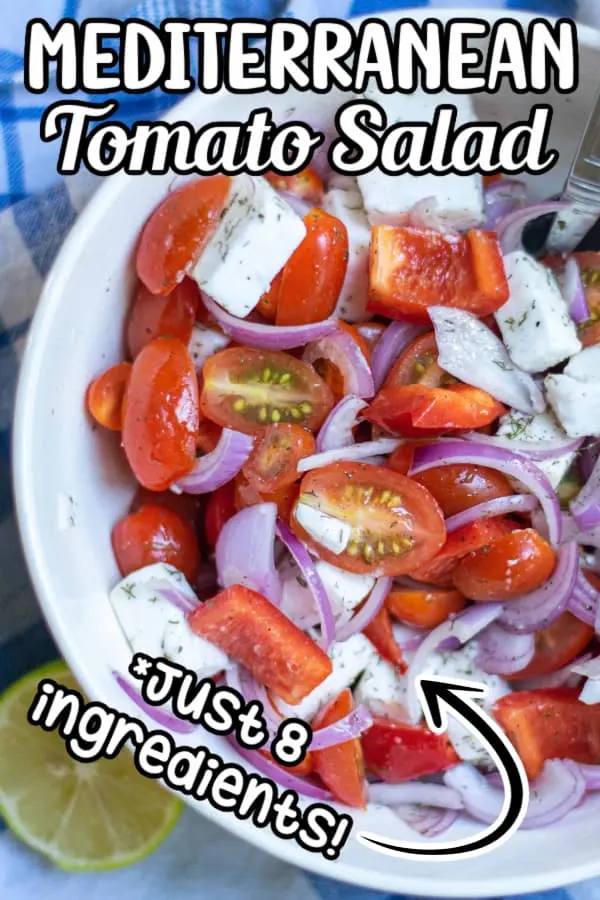 Mediterranean Tomato Salad Pin