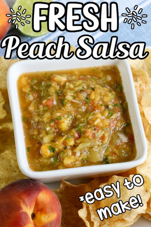Peach Salsa Pin