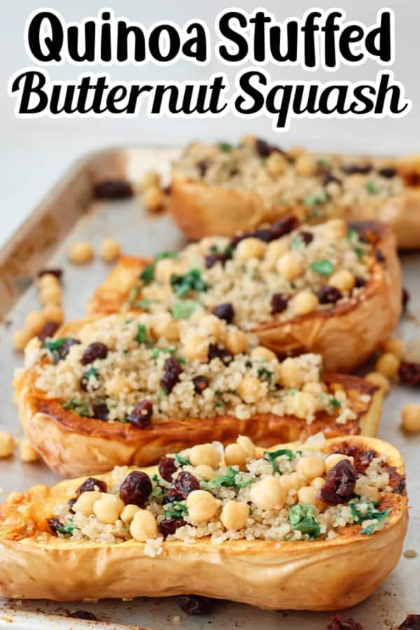 Quinoa Stuffed Butternut Squash Pin