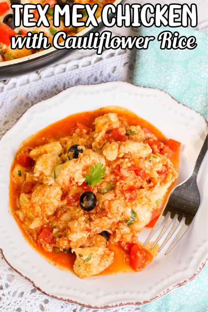 Tex Mex Chicken with Cauliflower Rice Pin