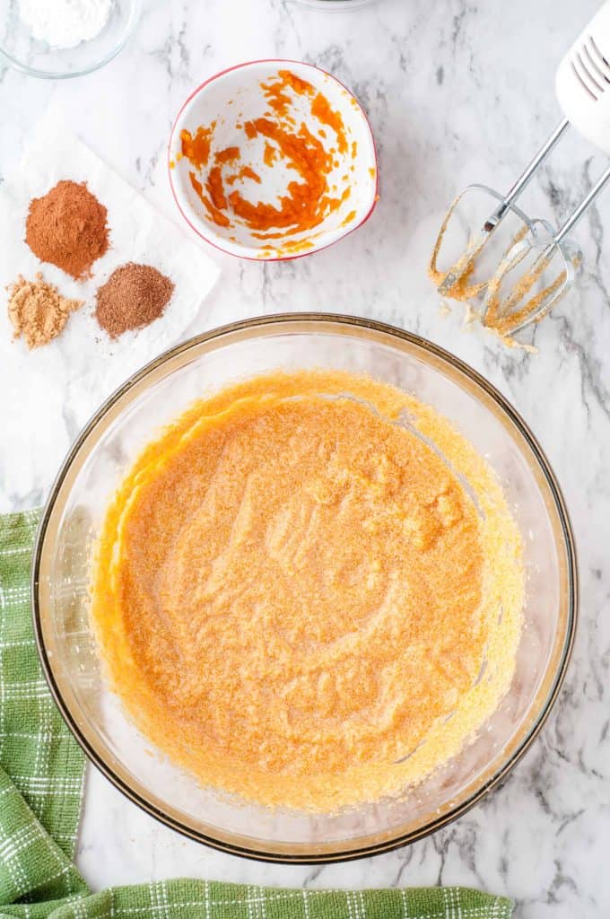Pumpkin bread batter