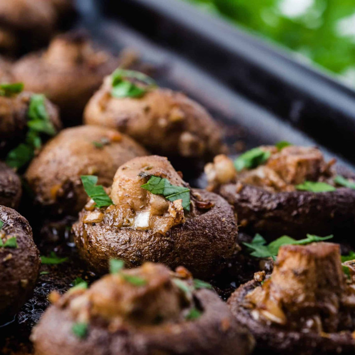 Oven Roasted Mushrooms - Marathons & Motivation