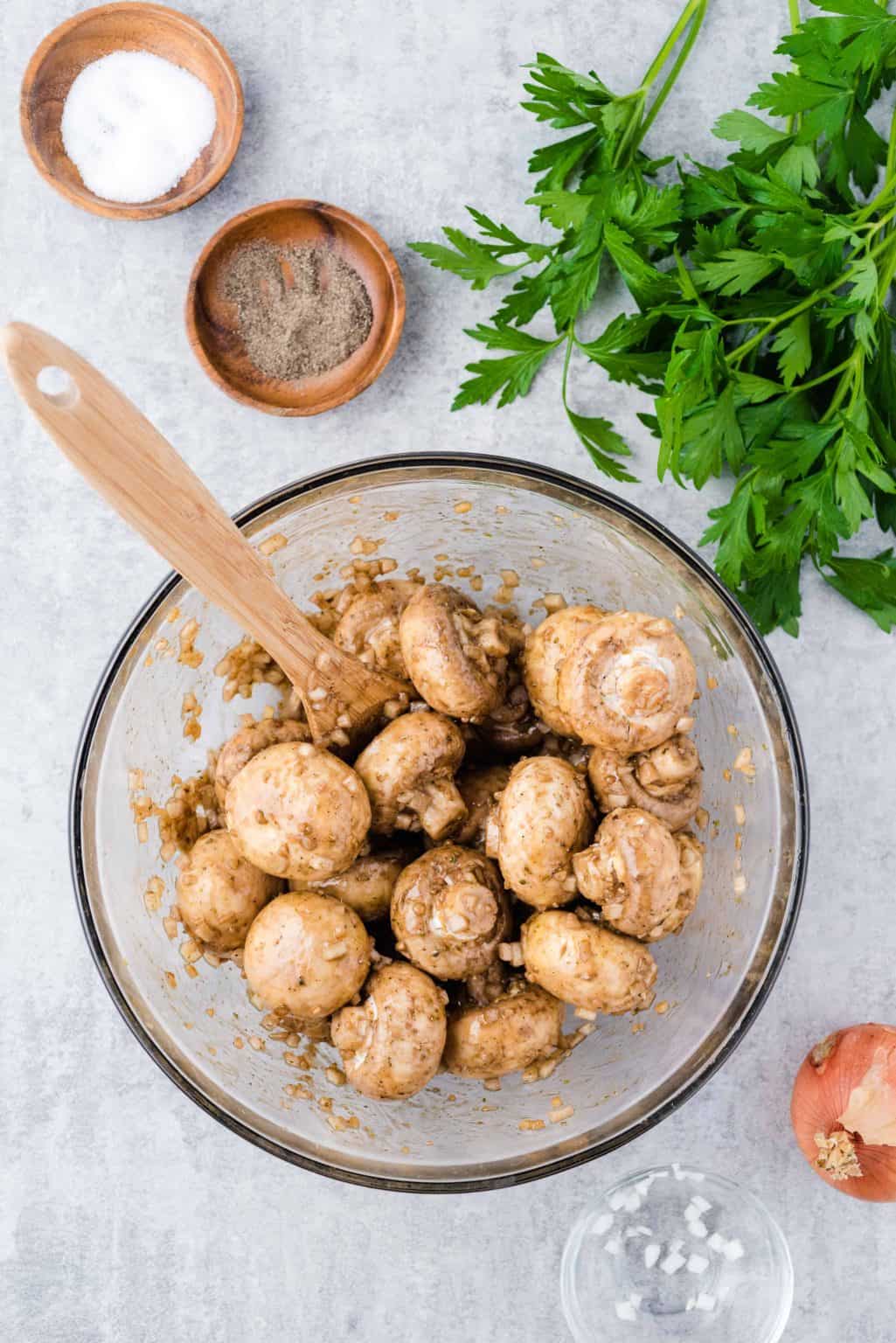 Oven Roasted Mushrooms - Marathons & Motivation