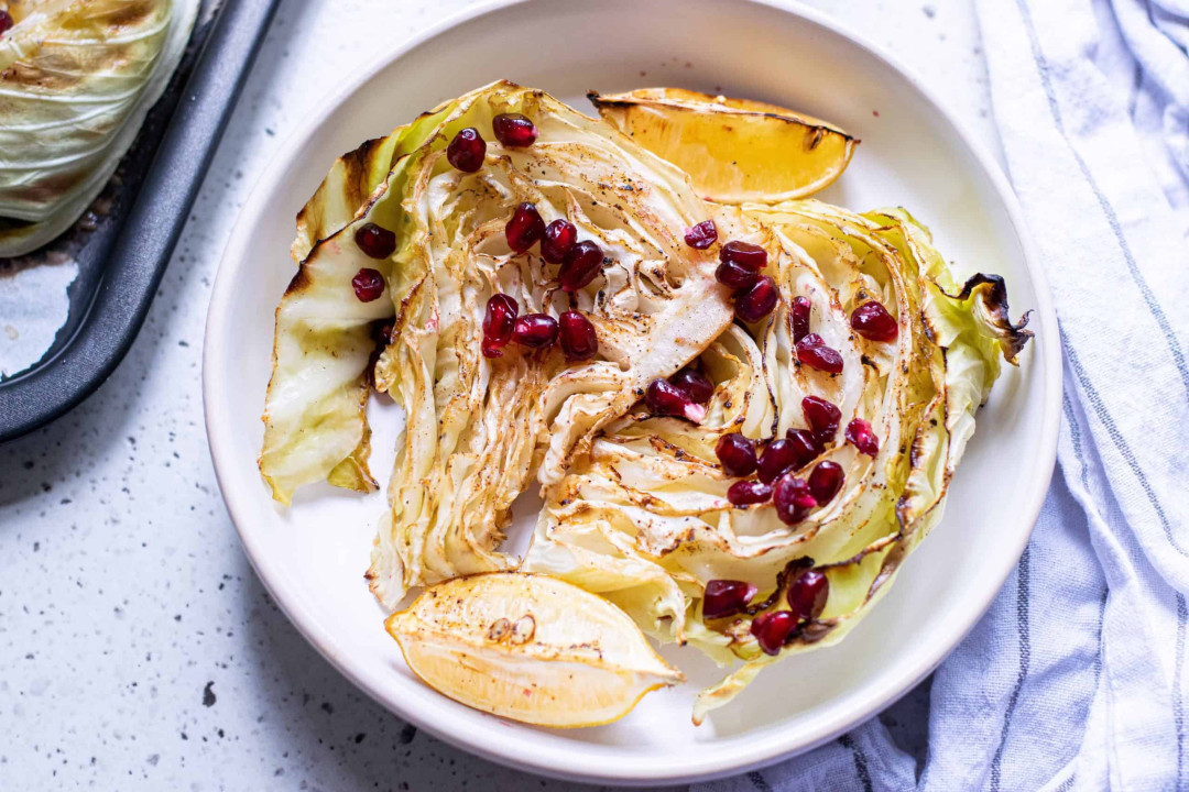 Roasted Cabbage with Yogurt Tartar Sauce Marathons & Motivation