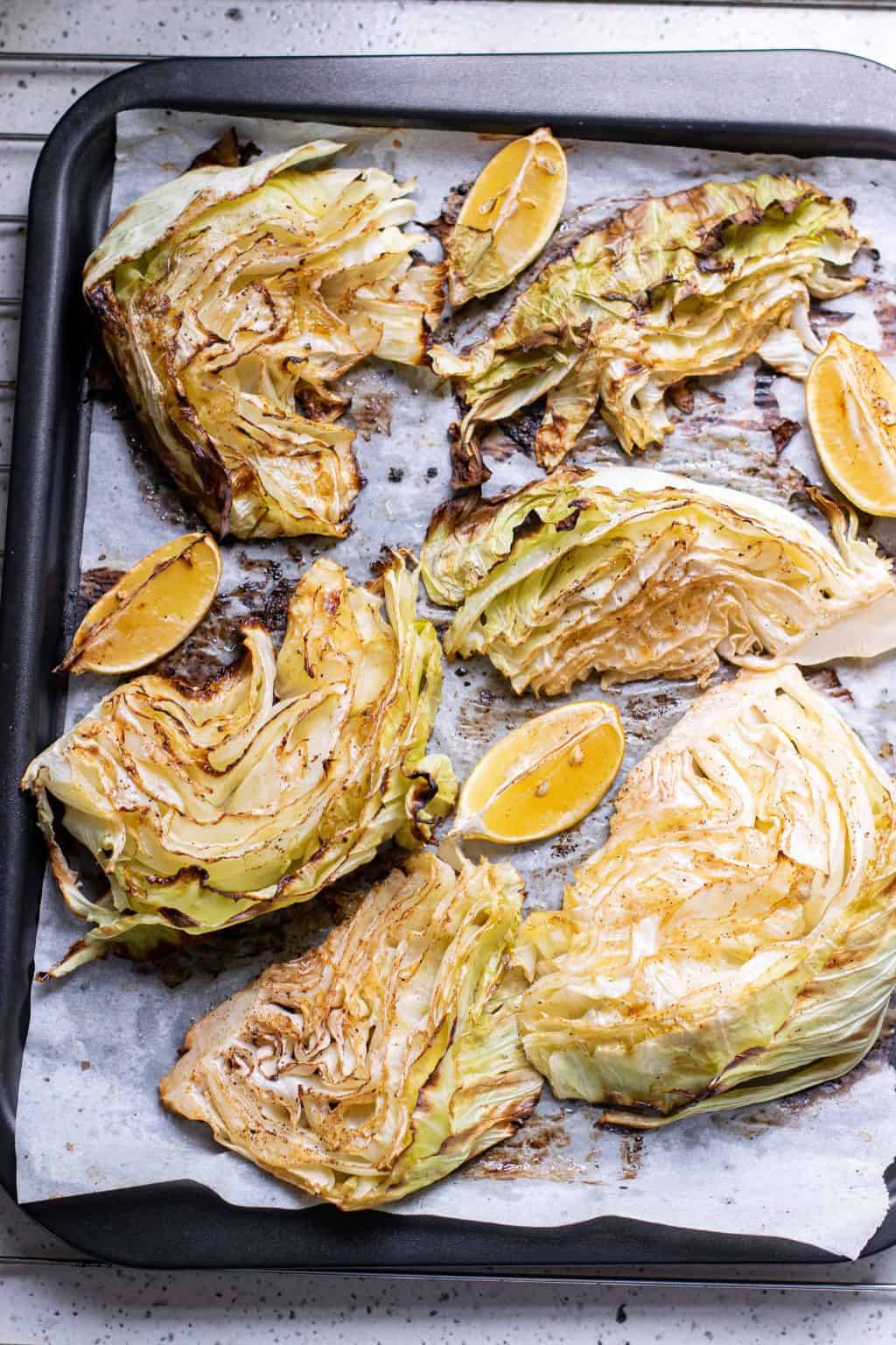 Roasted Cabbage with Yogurt Tartar Sauce Marathons & Motivation
