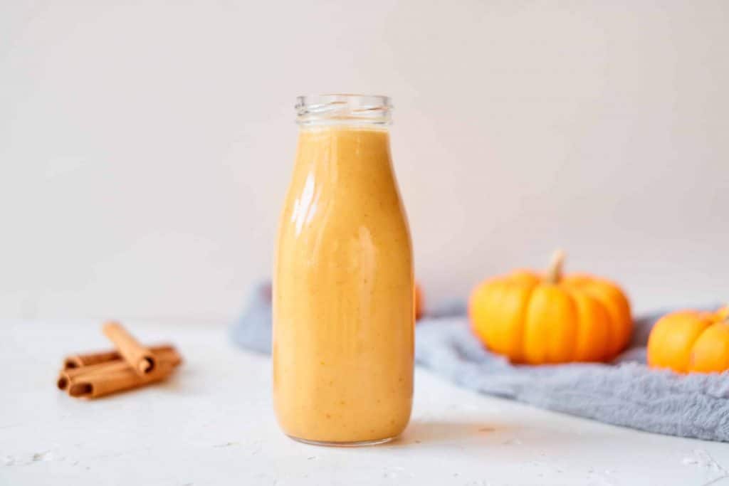 Vegan pumpkin spice creamer