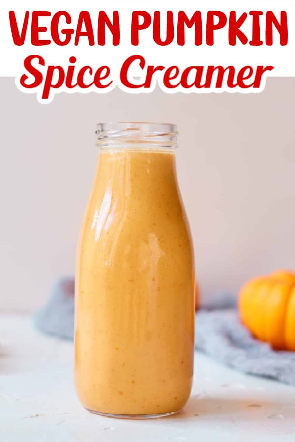 Vegan Pumpkin Spice Creamer Pin
