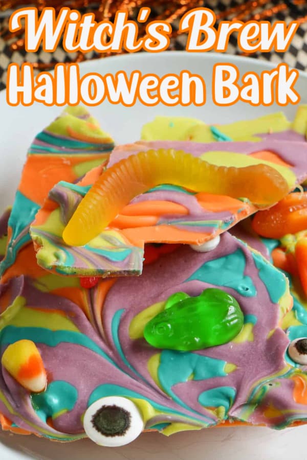 Witch's Brew Halloween Bark