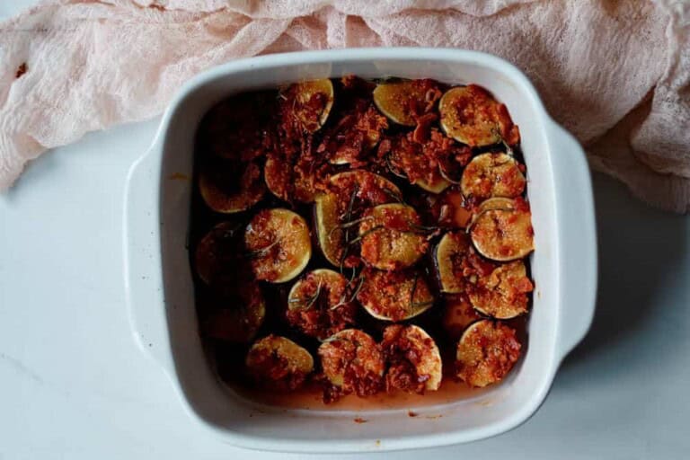 Roasted Figs With Bacon Recipe