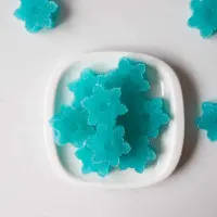 Snowflake Blue Raspberry Flavored Ice Cubes - Marathons & Motivation