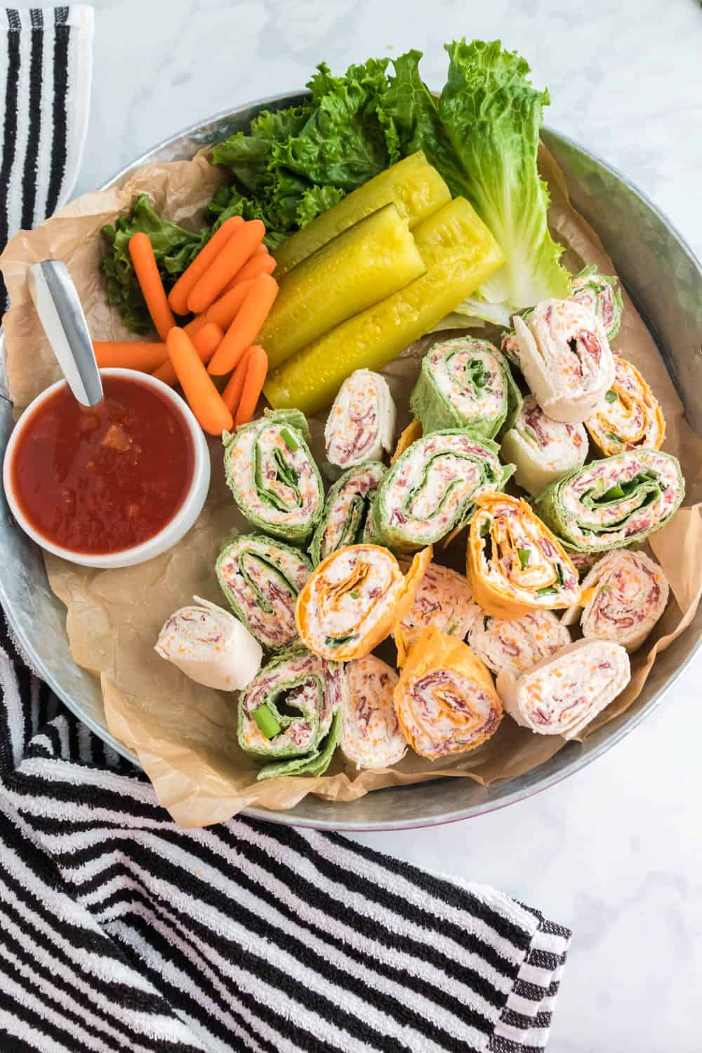 Easy Party Pinwheels