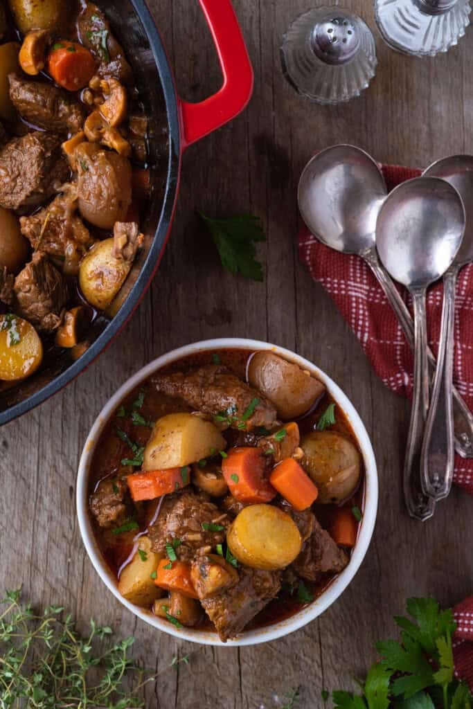 dutch oven beef stew.