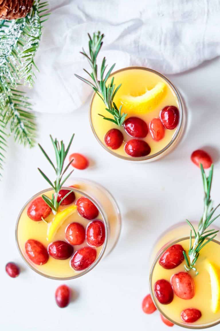 Holiday Orange Juice Mocktails Marathons & Motivation