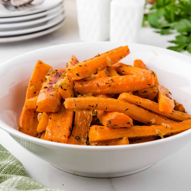 Oven Roasted Carrots with Onions and Thyme Marathons & Motivation