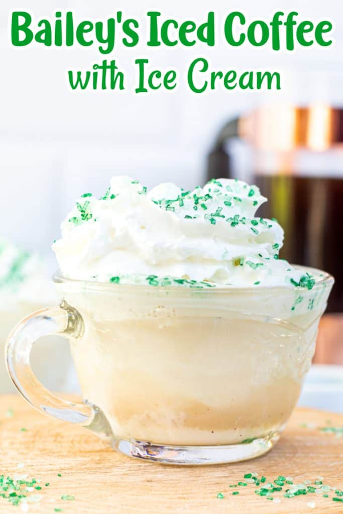 Baileys Iced Coffee with Ice Cream Pin