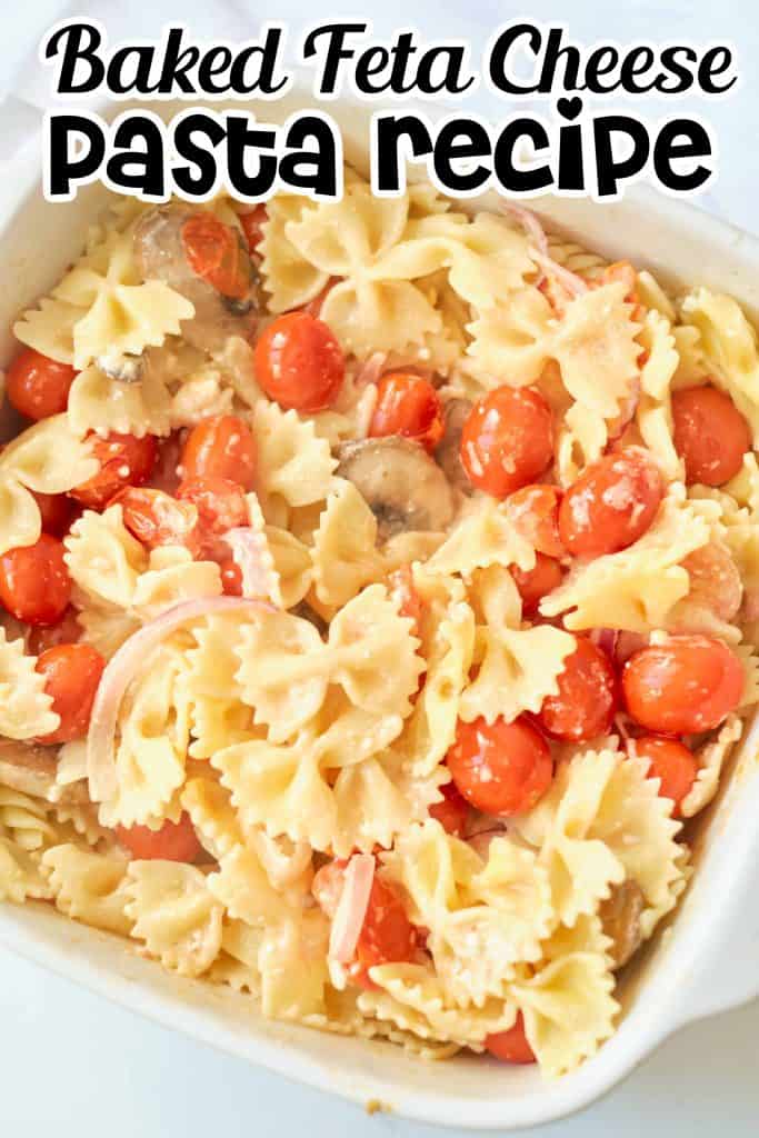 Easy Baked Feta Pasta Recipe Marathons & Motivation