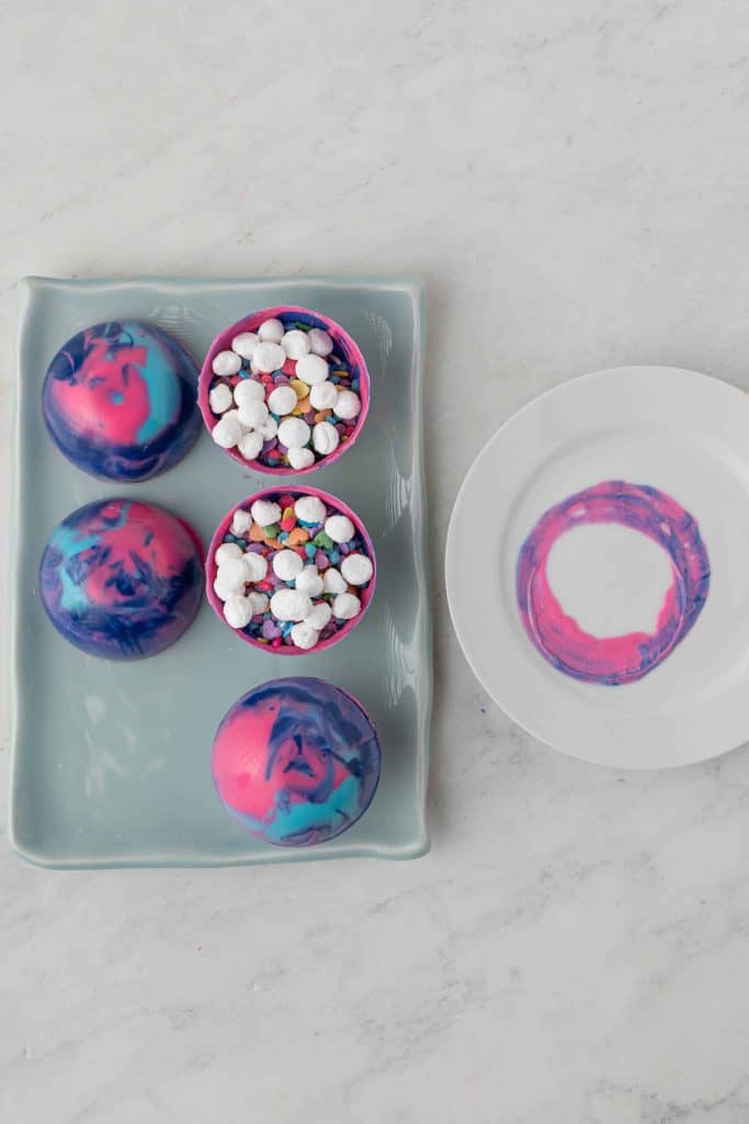 Assembling Galaxy Hot Cocoa Bombs