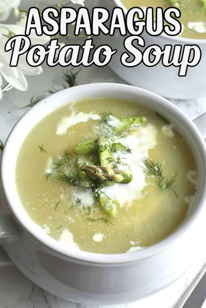 Asparagus Potato Soup Pin
