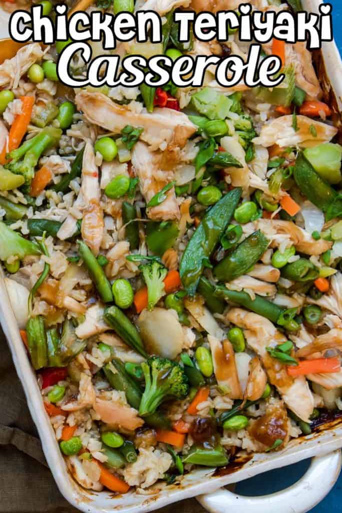 Chicken Teriyaki Casserole Pin