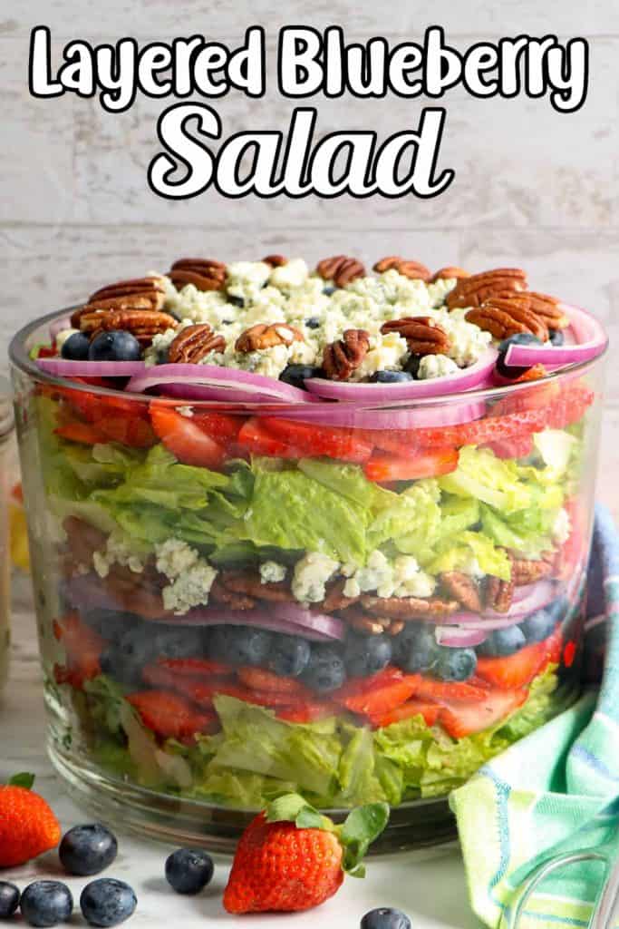 Layered Blueberry Salad Pin