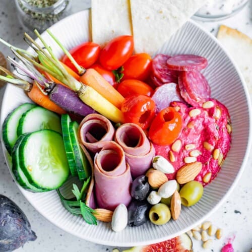 Easy to Make Mezze Platter - Marathons & Motivation