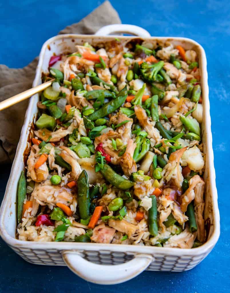 Teriyaki Chicken Casserole with Rice