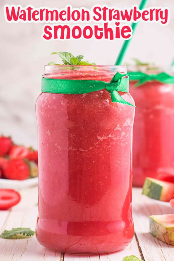 Watermelon Strawberry Smoothie Pin