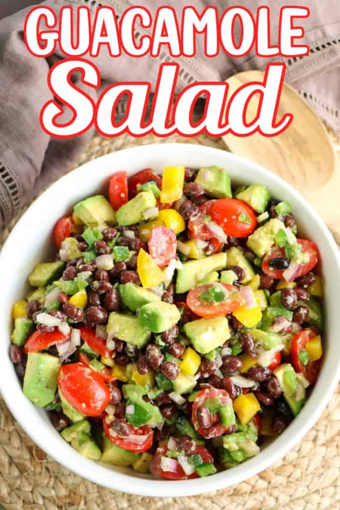 Pin for Easy Guacamole Salad Recipe