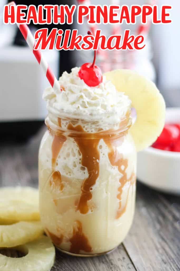 Healthy Pineapple Milkshake Pin