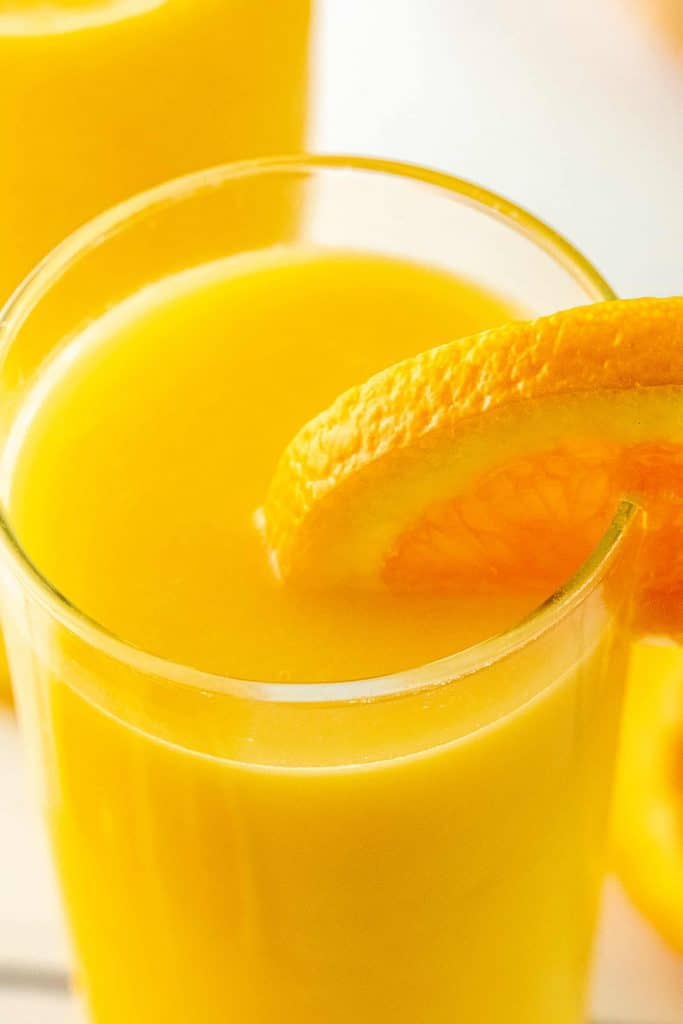 Overhead view of Orange Julius.