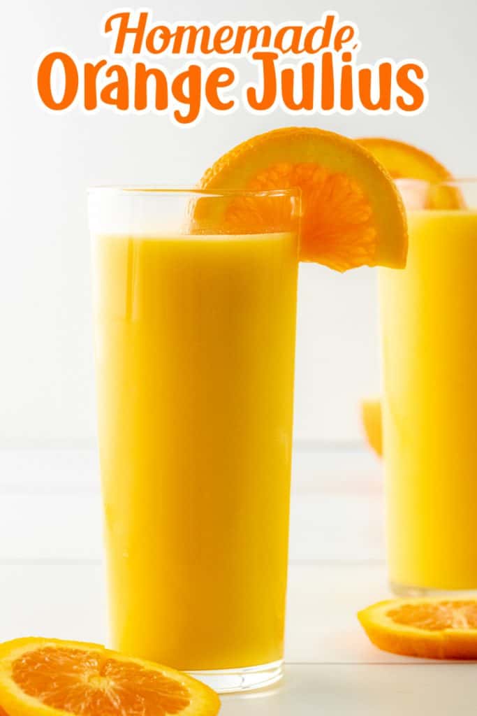 Homemade Orange Julius Recipe Pin