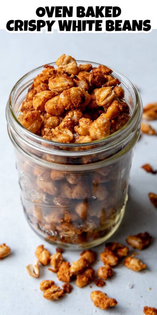 Oven Baked Crispy White Beans