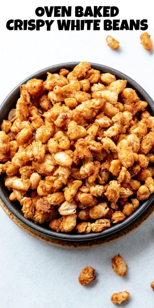 Oven Baked Crispy White Beans