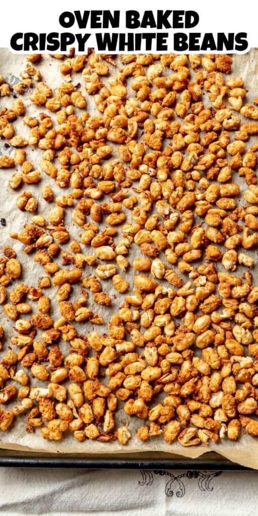Oven Baked Crispy White Beans