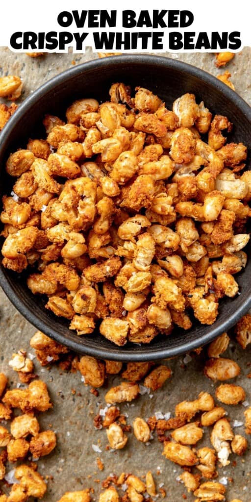 Oven Baked Crispy White Beans