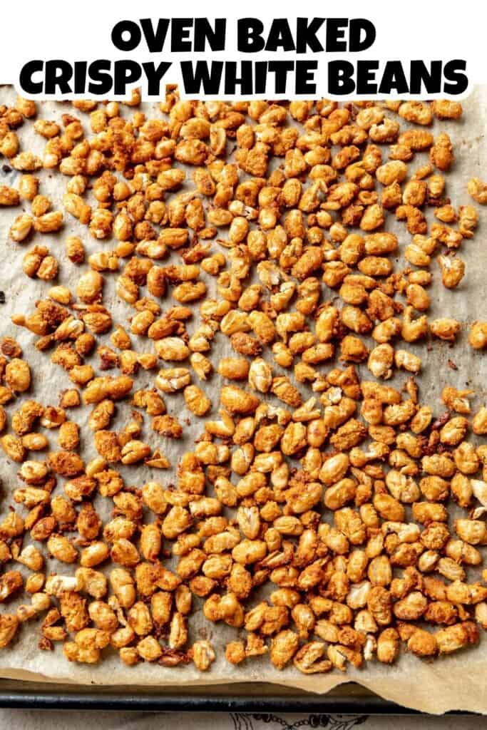 Oven Baked Crispy White Beans