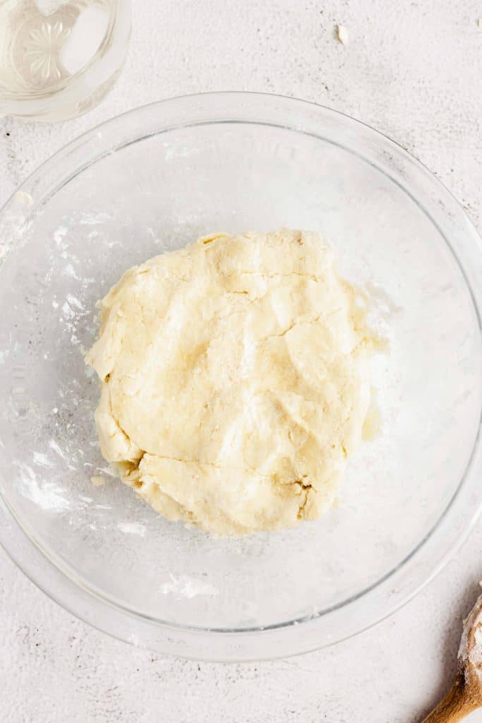 Form the dough into a bowl.