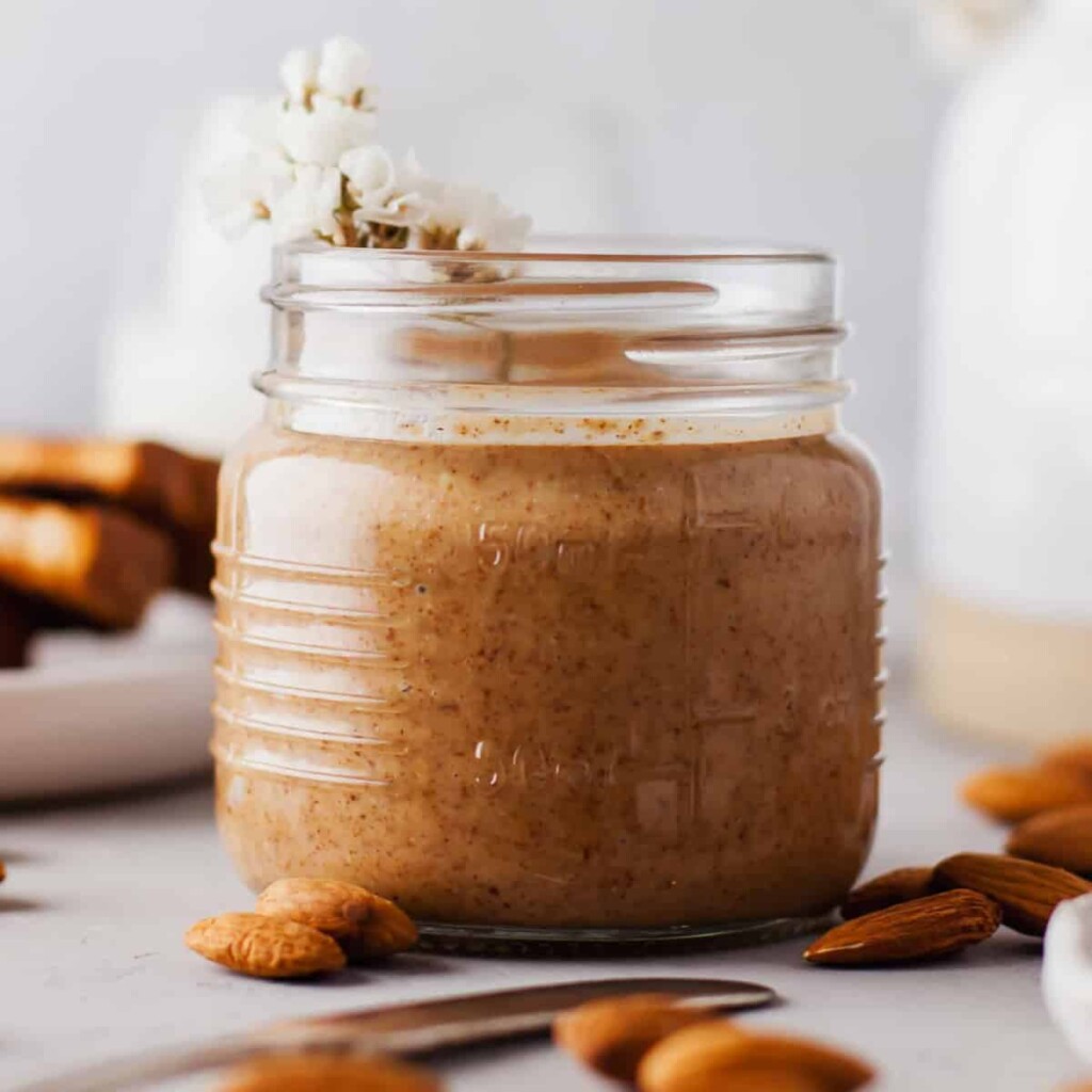 Homemade Healthy Almond Butter - Marathons & Motivation