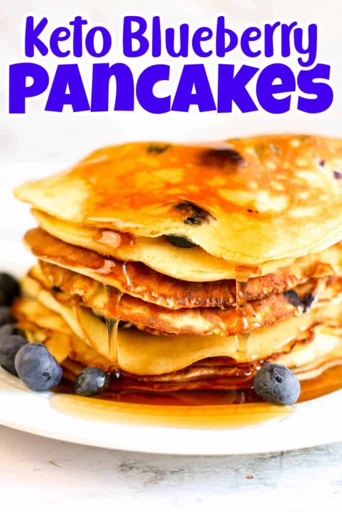 Keto Blueberry Pancakes Recipe