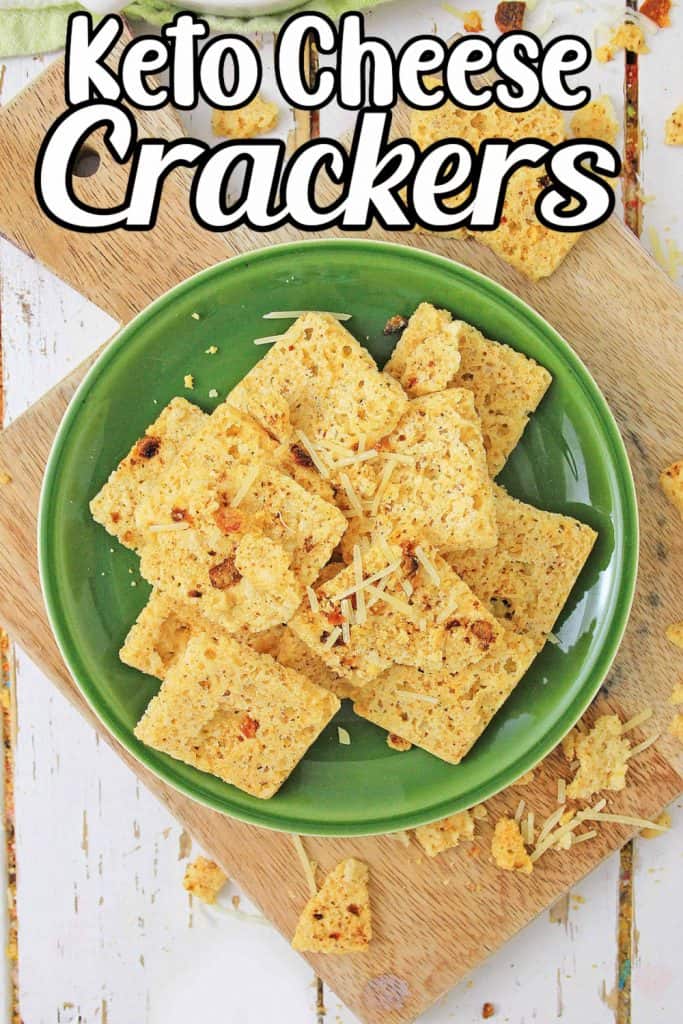 Keto Cheese Crackers Pin