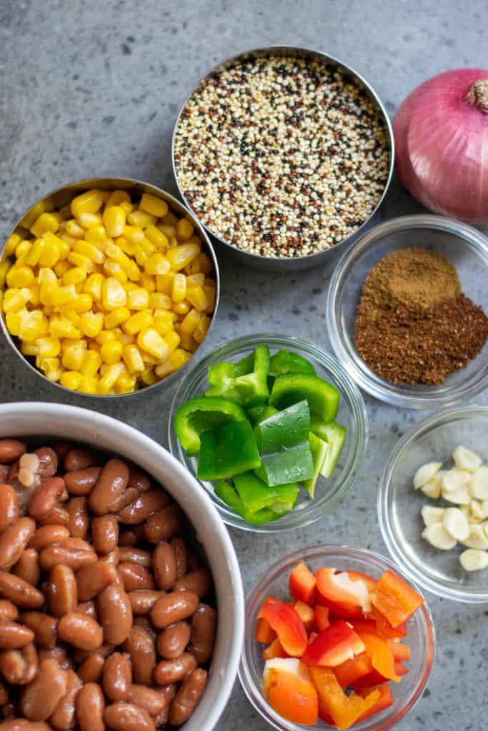 Vegan Chili Ingredients