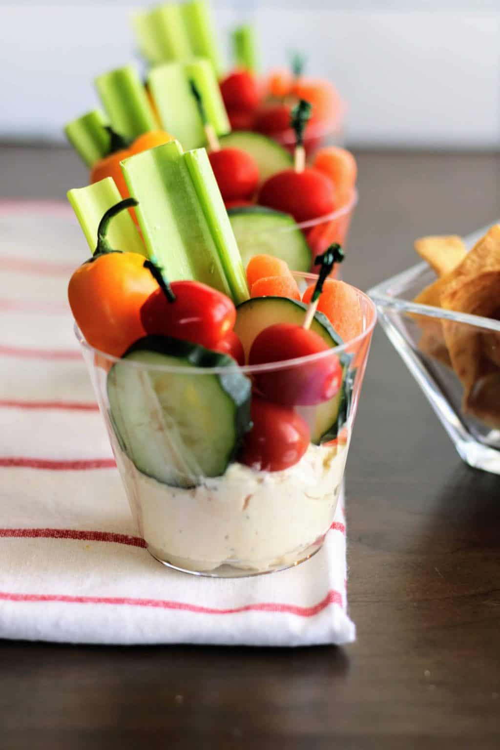 Cream Cheese Ranch Dip with Hummus Marathons & Motivation