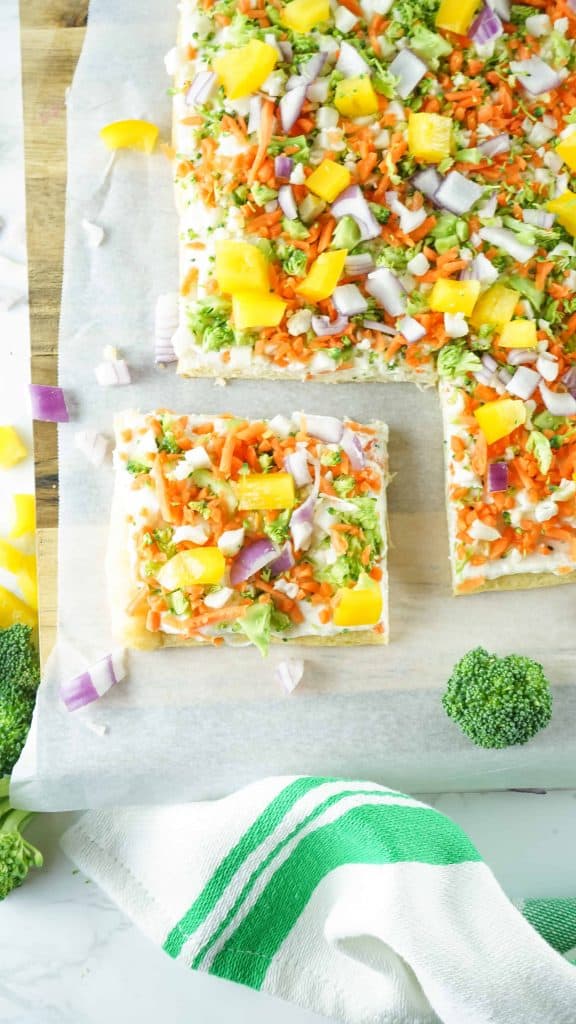 Crescent Roll Veggie Bars Recipe Marathons & Motivation