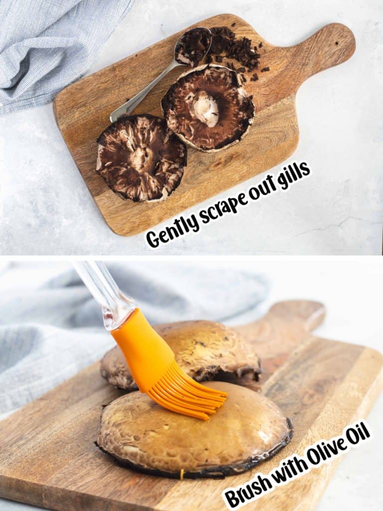 Mushroom Prep Steps.