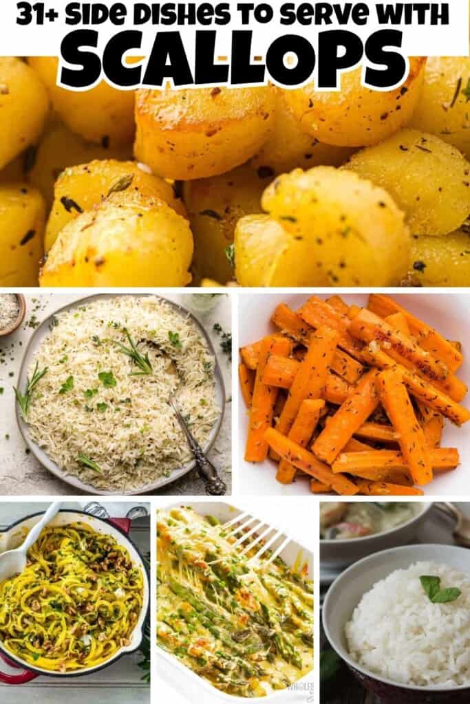Side Dishes to Serve with scallops pin.