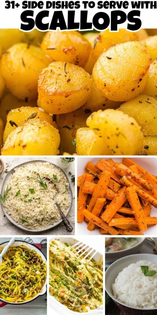 Side Dishes to Serve with scallops pin.