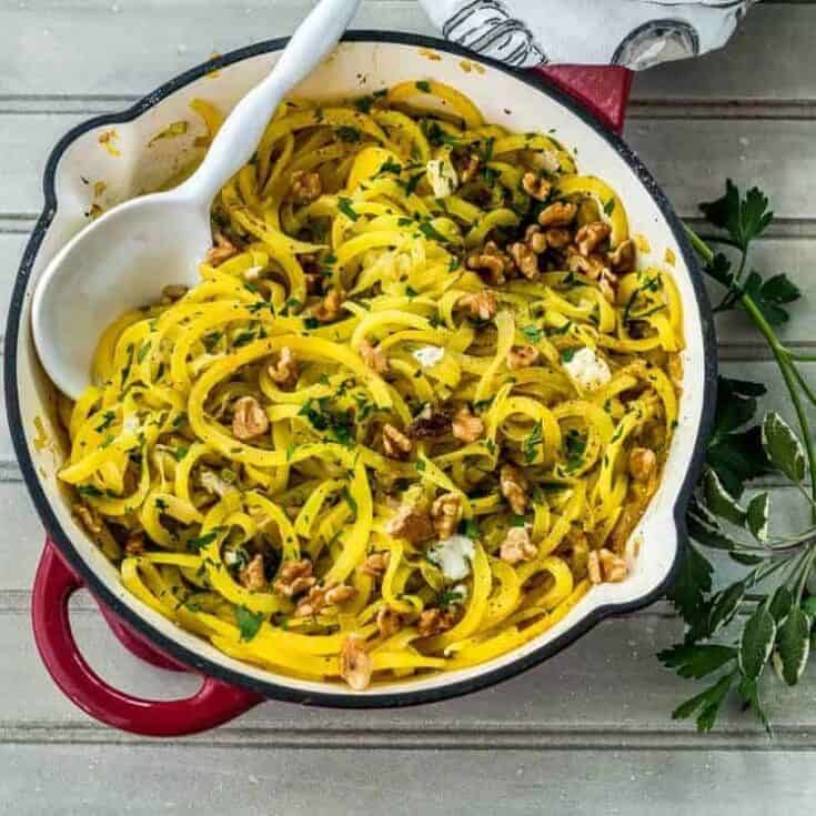 Image for Spiralized Beets with Bleu Cheese • Beyond Mere Sustenance