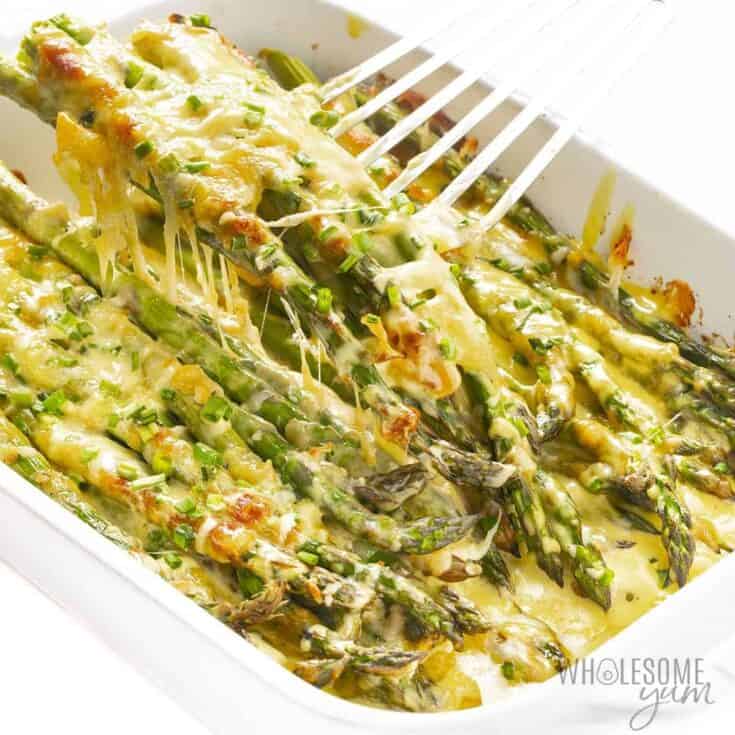 Image for Easy Cheesy Asparagus Casserole Recipe